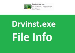 Drvinst.exe file information