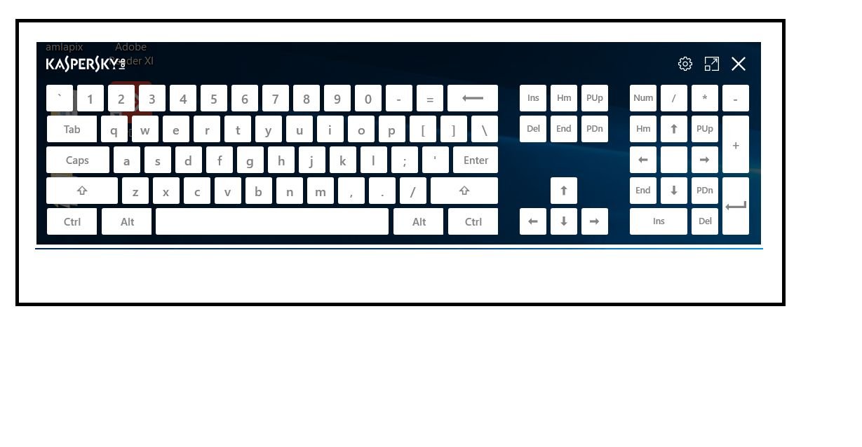 keyboard kaspersky