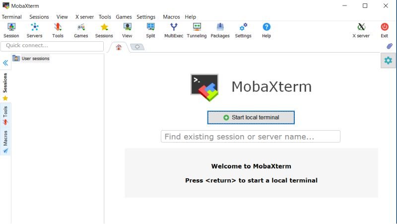 mobaXterm home edition