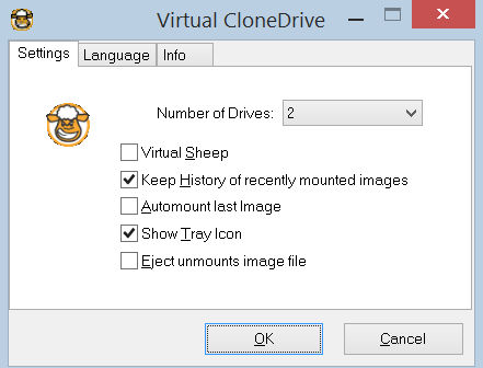Virtual Clonedrive - a free software