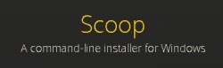 Scoope Command Line Installer