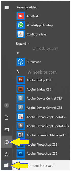 Windows10 gear Icon