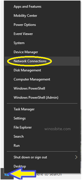 Windows10 Network Connections