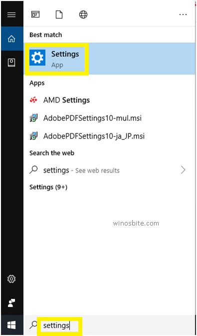 Windows10 Search Bar