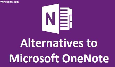 Microsoft Onenote alternative software