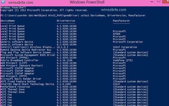 Press Enter after Command in Windows Power Shell