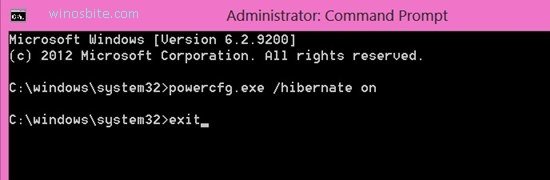 Type Exit command on prompt