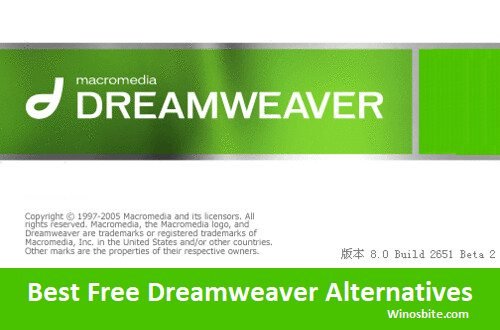 The best free dreamweaver alternative