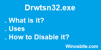 Drwtsn32.exe file information 