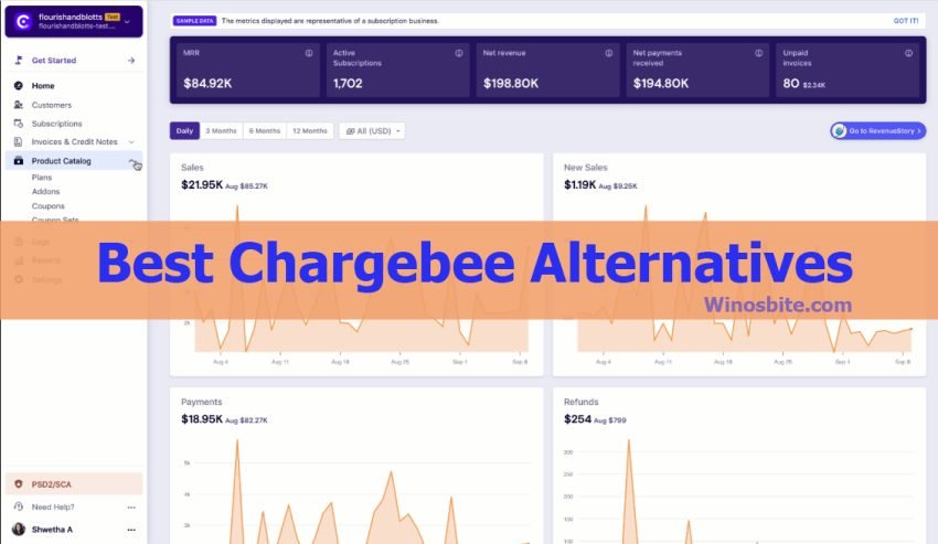 Best Chargebee alternatives to manage your billing 