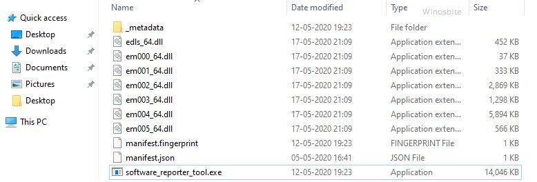 file location of Software_reporter_tool.exe 