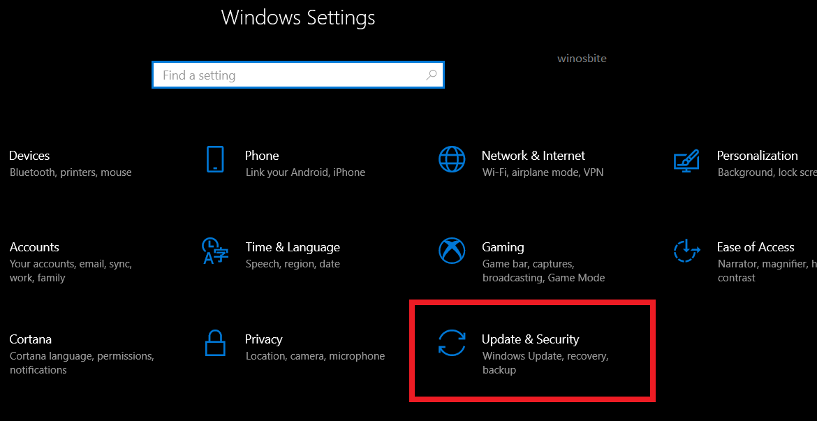 Windows update security