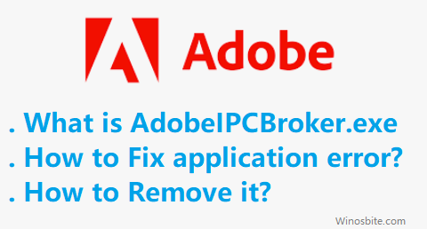 Adobeipcbroker file error fix