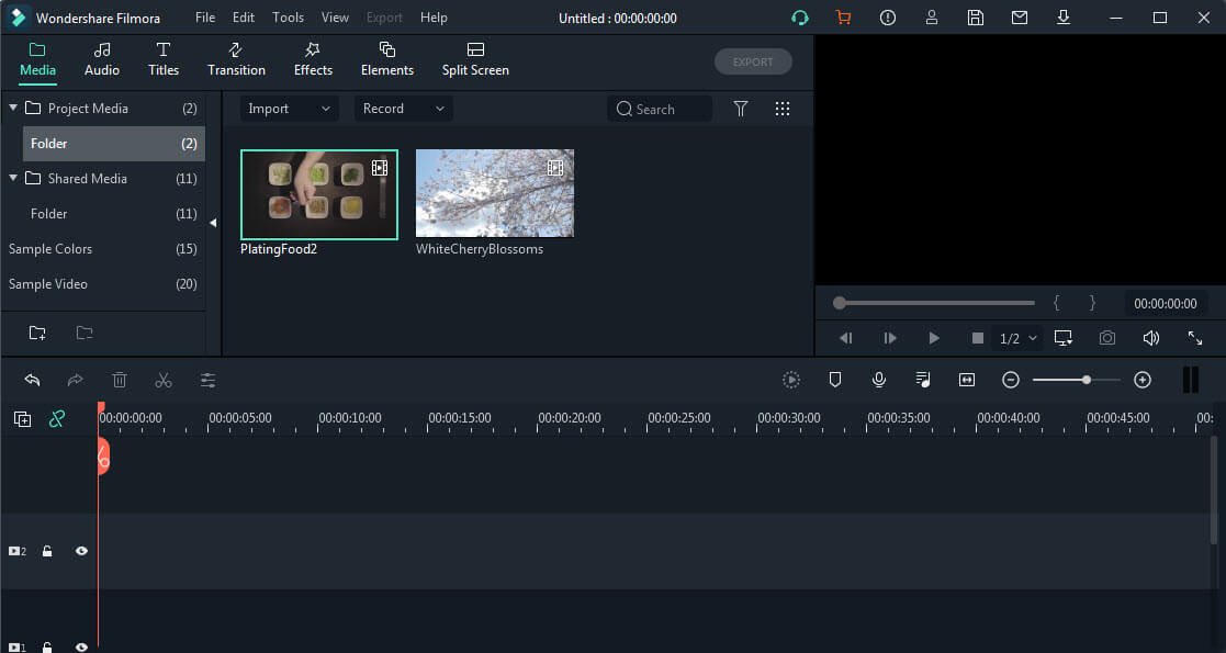 Filmora video editing software