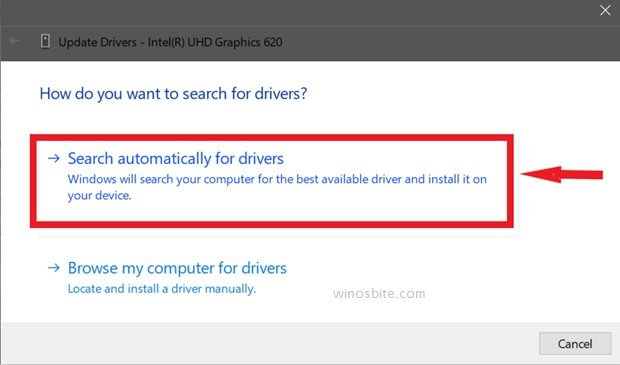 Search automatically driver