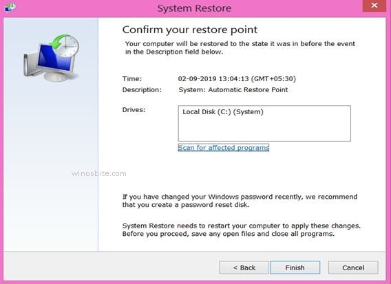 restore deleted files windows 10 error message