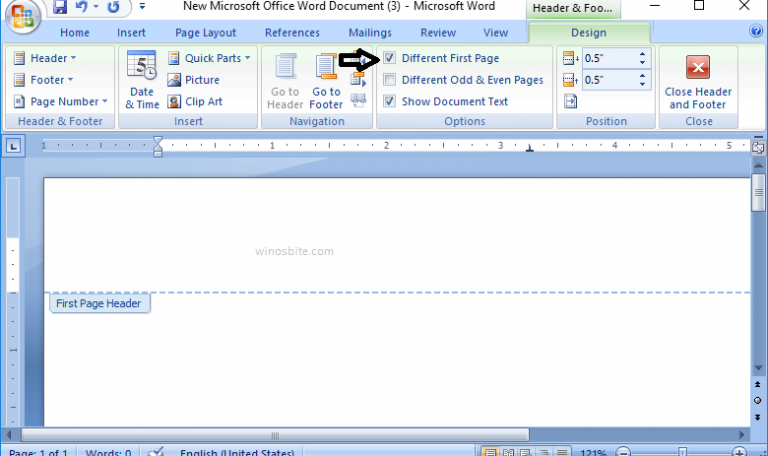 how to delete header and footer in word 2017