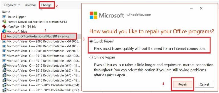 how to reinstall outlook mail